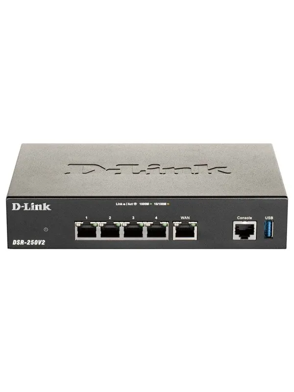 D-Link DSR-250V2 Unified Services VPN Router - Router