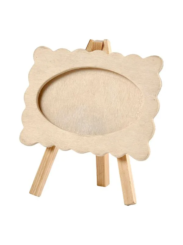 Creativ Company Wooden Photo Frame on Easel 13.2x11.5cm