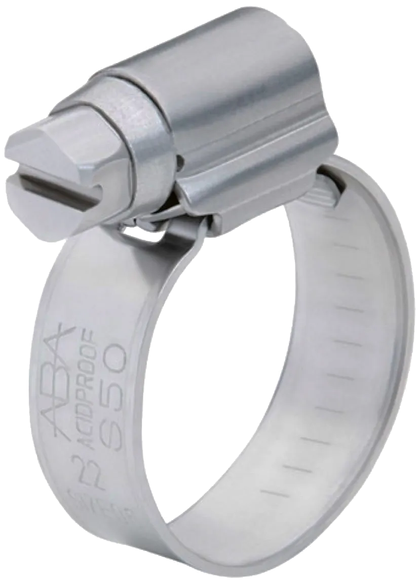 ABA S50 spændebånd A4 syrefast 12mm × 77-95 mm