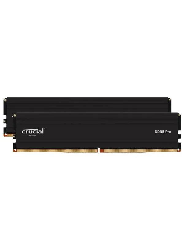 Crucial PRO Overclocking DDR5-6000 - 64GB - CL40 - Dual Channel (2 pcs) - AMD EXPO & Intel XMP - Svart