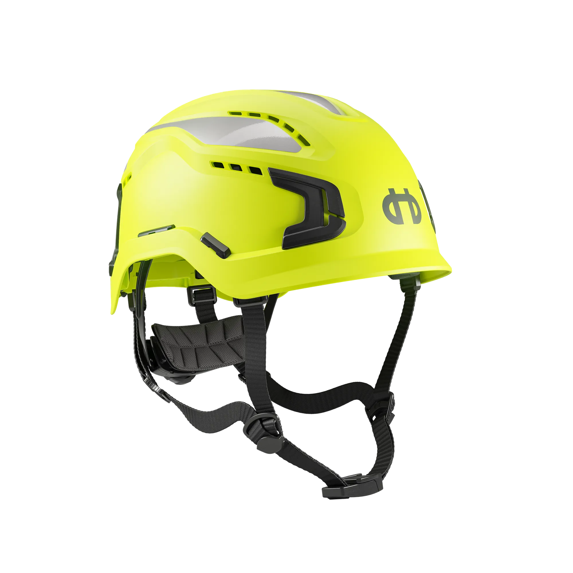 Sektor Ventilert vernehjelm Neon Gul