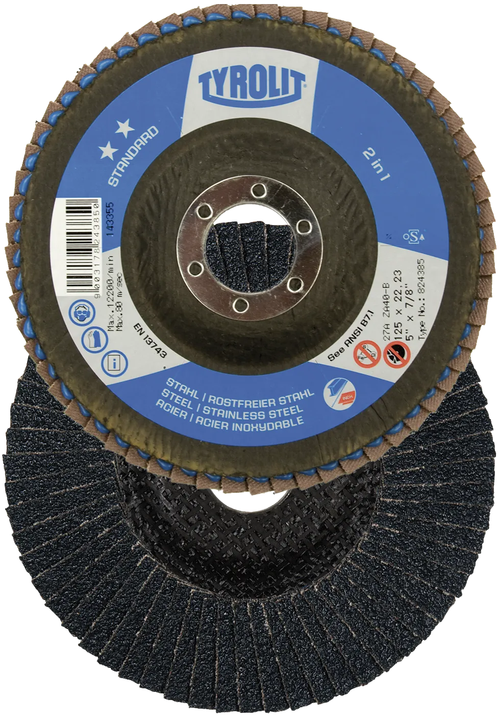 Lamellskive Standard 27XLA ø115 ZA80Q-B