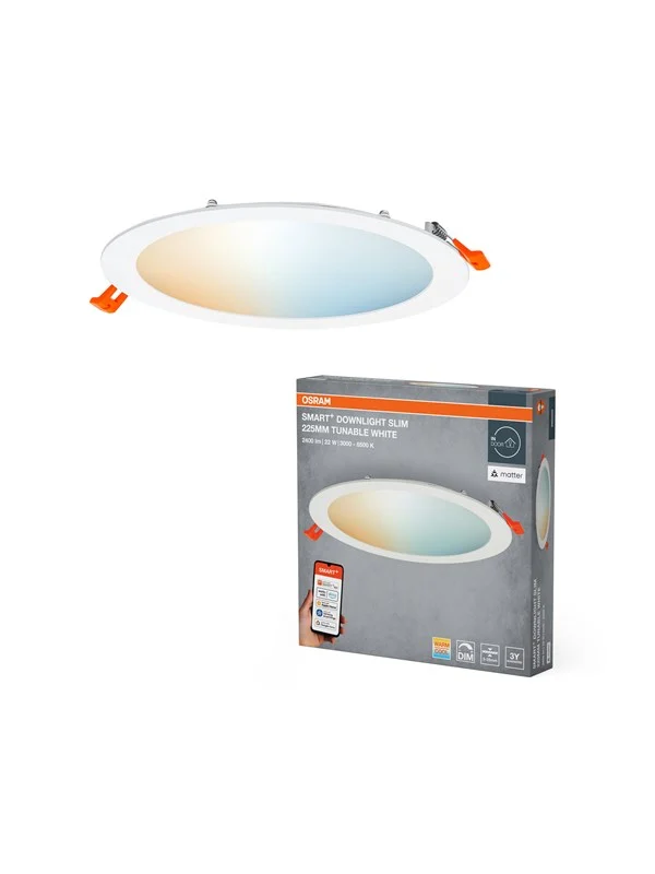 Osram SMART+ Downlight Slim 2000lm 22W/827-865 225mm white WiFi