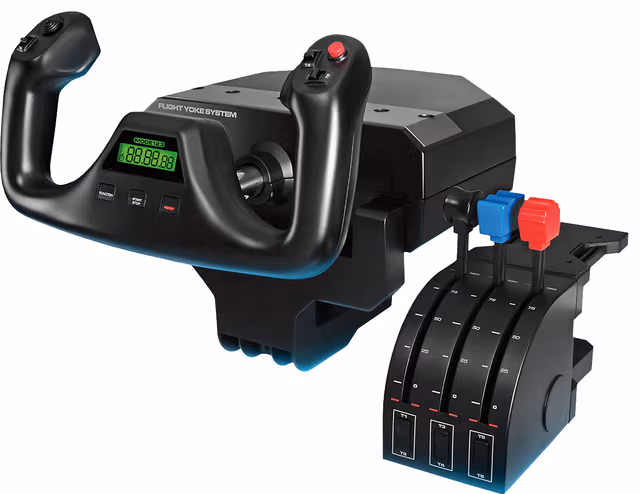 Logitech G Saitek Pro flight yoke + throttle quadrant