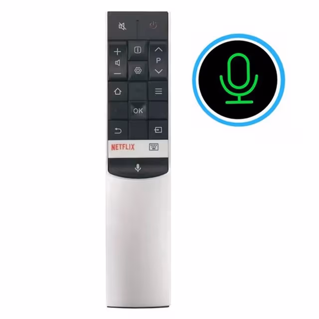Fjernkontroll utskiftning for RC602S JUR3 for TCL TV stemmeaktivert