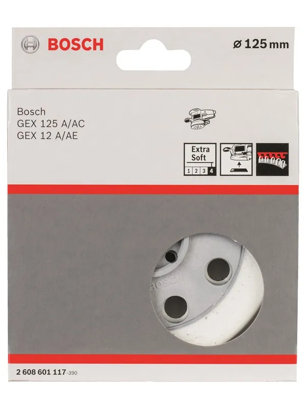 Bosch Slipetallerken ekstra myk, 125 mm