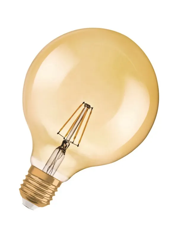 Osram LED-lyspære Vintage 1906 Globe 7W/825 (55W) Gold E27