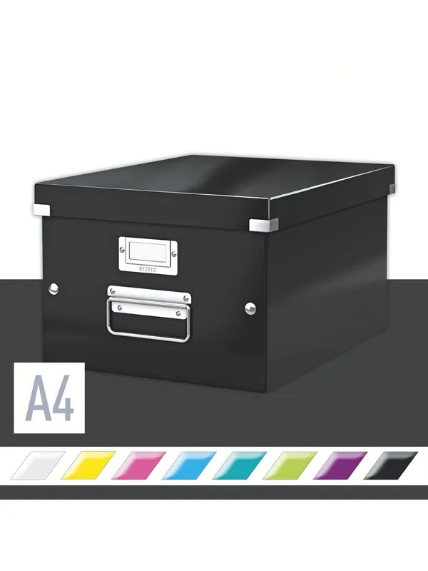 Leitz Oppbevaringsboks Click & Store  WOW Medium Sort