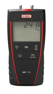 Kimo MP110S mikromanometer u/kalibreringssertifikat