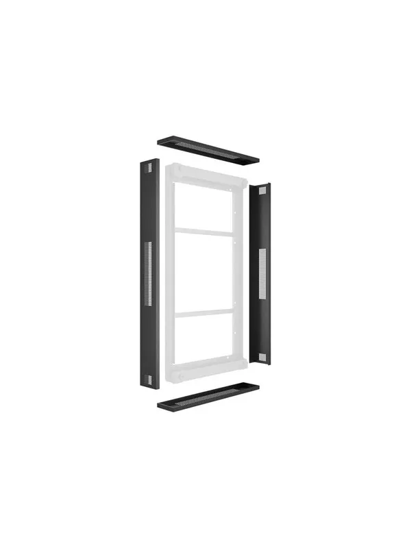 Multibrackets M mounting kit - for digital signage display - frame 100% anti-corrosion anti-theft - black - Max 63 kg - recommended for 49"