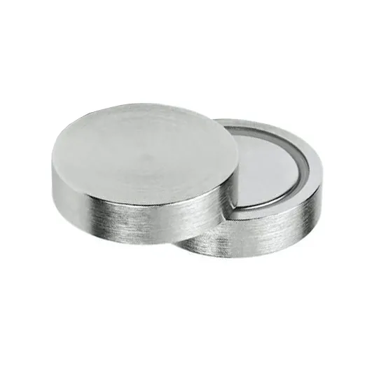 Lav Ferritt Pottemagnet Ø10x4,5 mm med forsinket kappe og 0,4 kg holdekraft