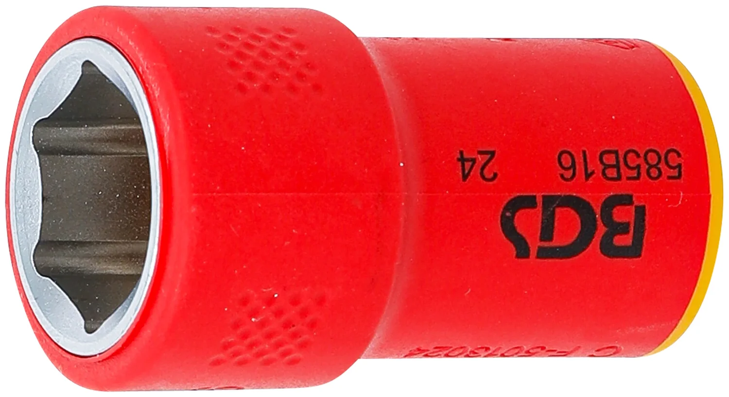 VDE-topnøgleindsats, sekskantet | 10 mm (3/8") | 16 mm