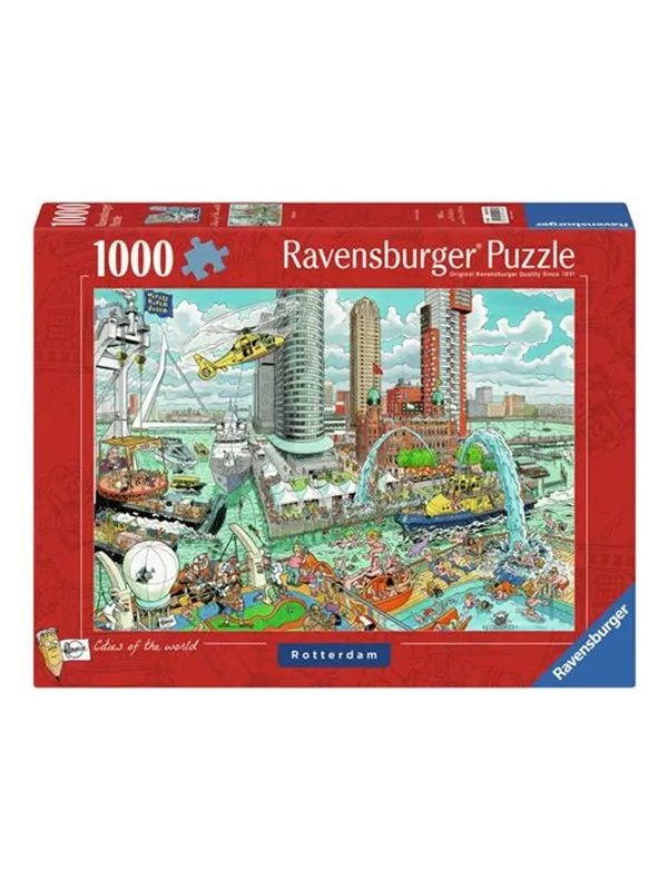 Ravensburger Jigsaw puzzle Fleroux Rotterdam 1000 pcs.