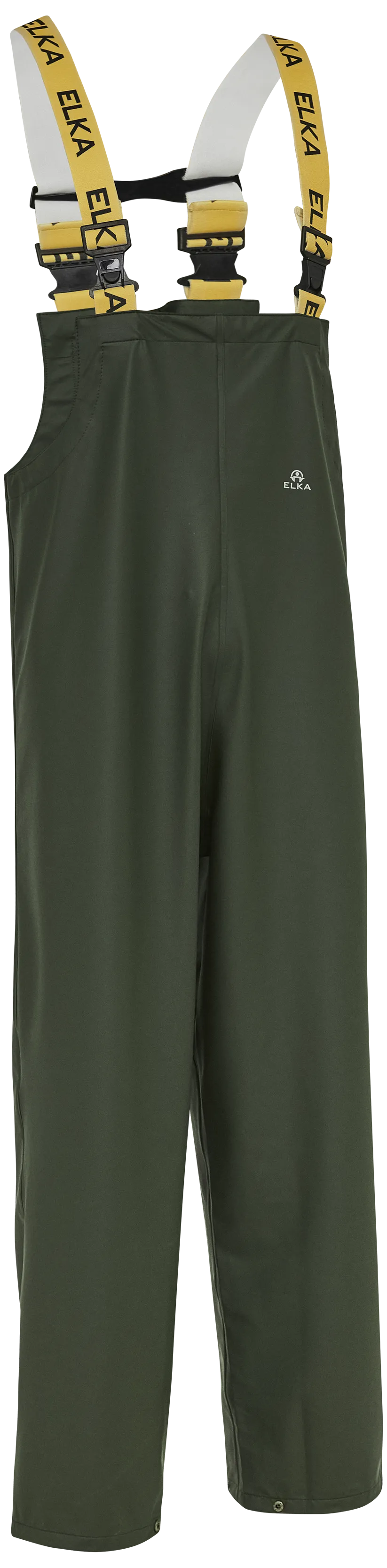 Regndress med seler PU 029900 oliven Str. 3XL