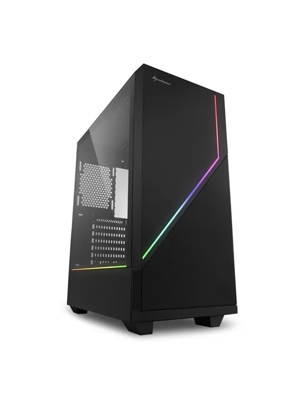 Sharkoon RGB FLOW ATX - Kabinett - Tower - Svart