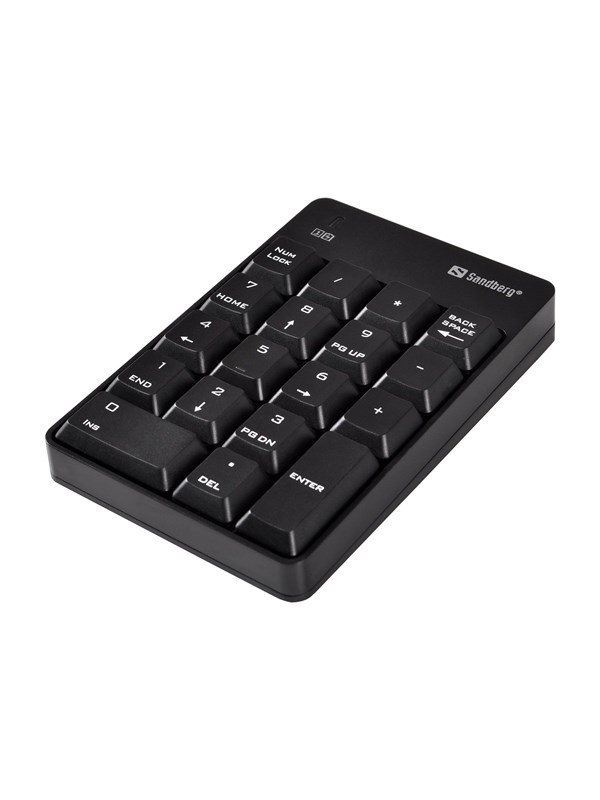 Sandberg Wireless Numeric Keyboard 2 - Numpad - Svart
