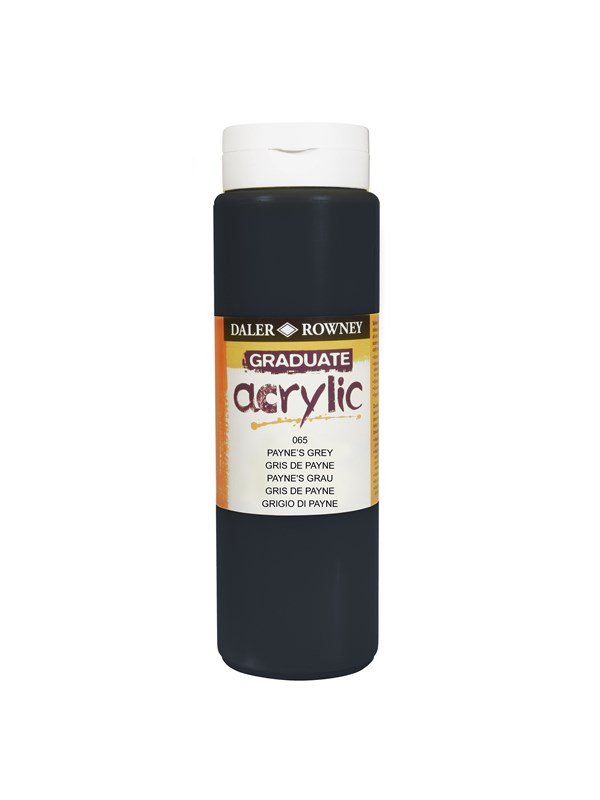 Daler-Rowney Graduate Acrylic 500 ml Paynes Grey