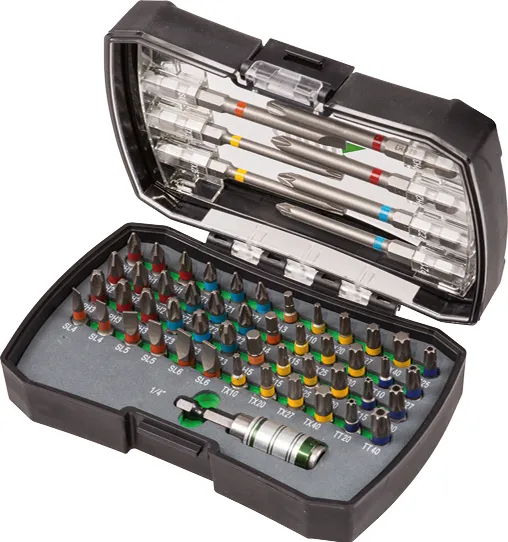 Cobit bitssett 1/4" med 56 deler i plastboks