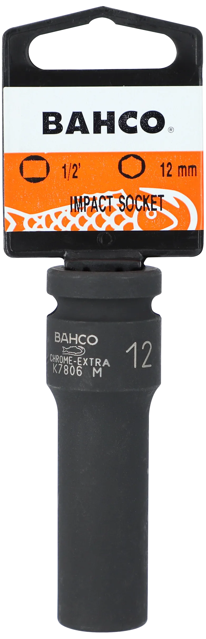 Kraftpipe K7806 lang 1/2" firkant 30mm SB