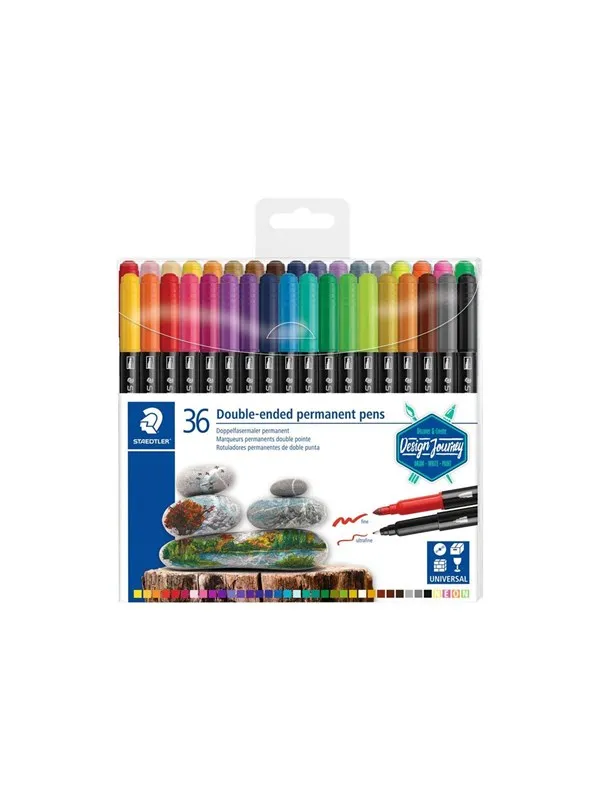 Staedtler Double-ended perm. Pens 36 pcs