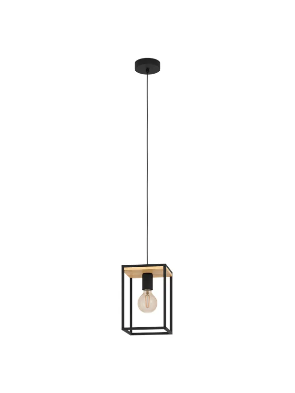 EGLO LIBERTAD pendant light black/brown