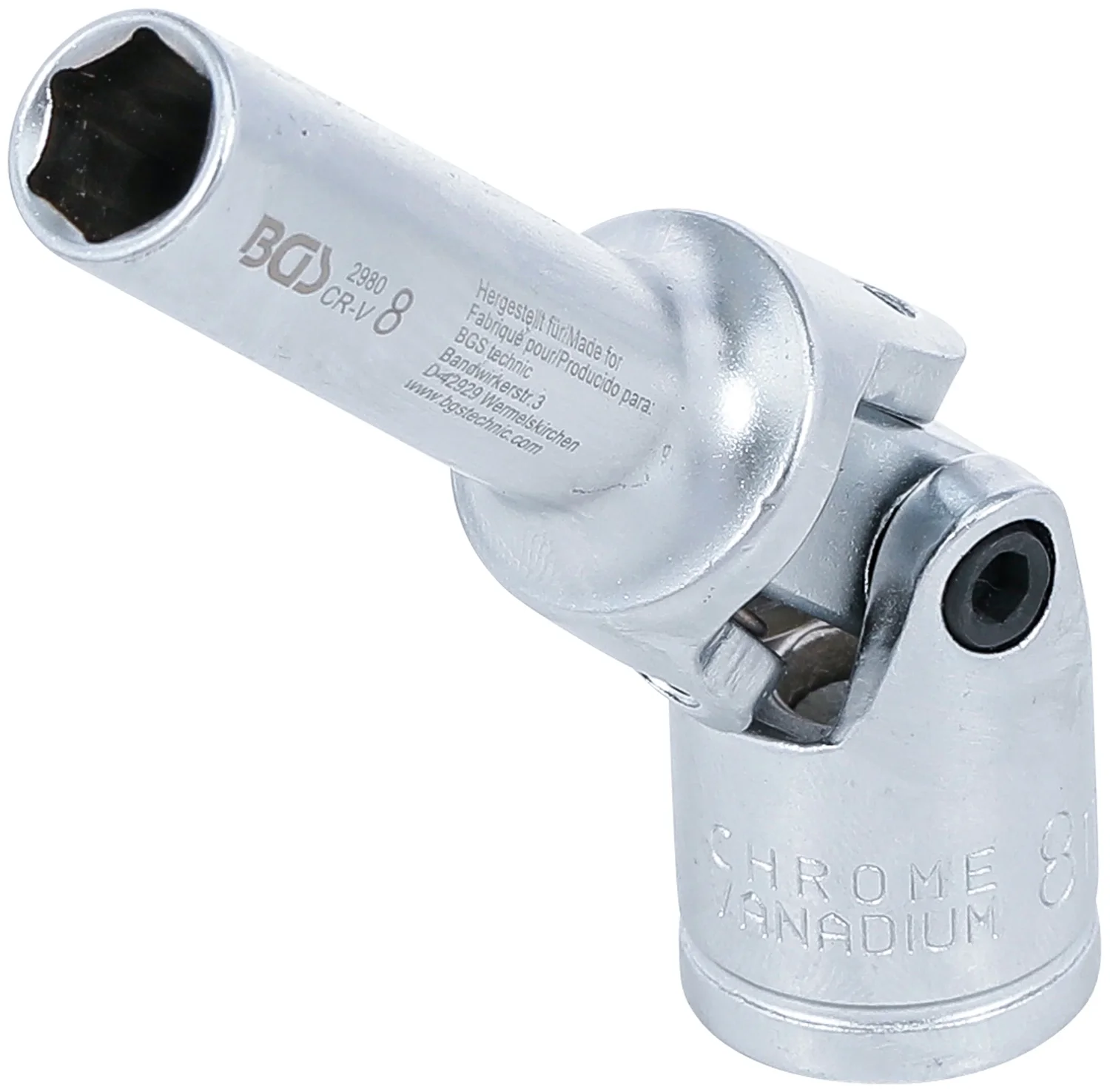 Leddelt gløderørstop sekskant | 10 mm (3/8") | 8 mm