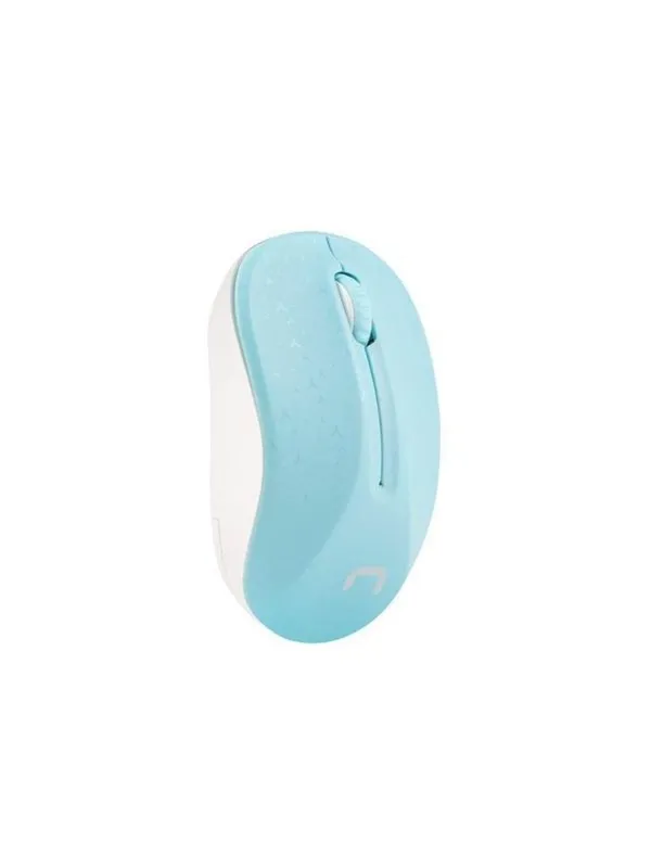Natec MYSZ BEZPRZEWODOWA TOUCAN BLUE-WHITE 1600DPI - Mus - Optisk - 3 knapper - Blå