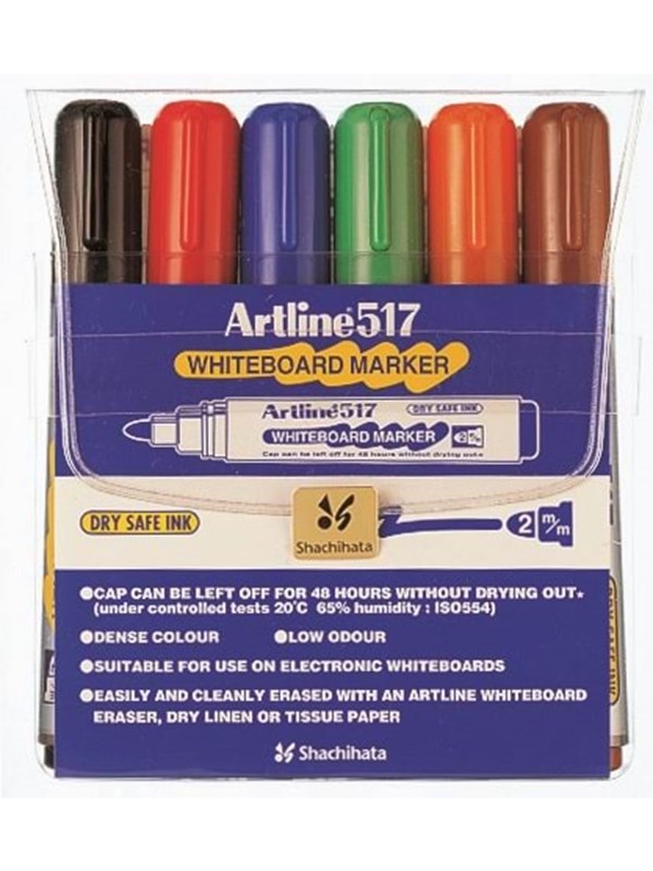Artline EK517/6W Whiteboard maker sett