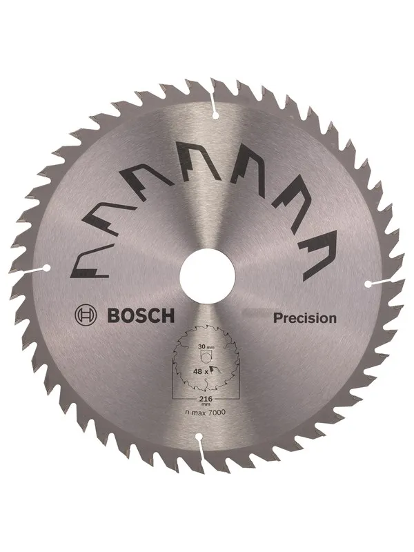 Bosch Sirkelsagblad PRECISION D= 216 mm, borediameter = 30 mm, T= 48