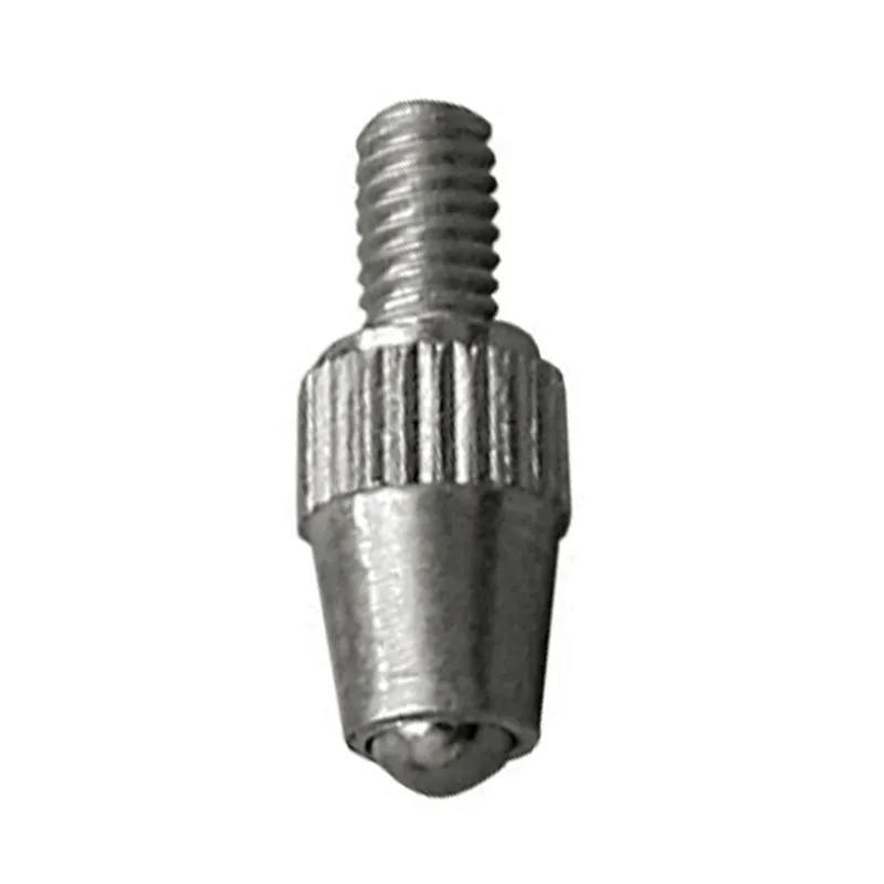 Målespiss Ø2,5 mm kule for måleur. Gjenge M2,5
