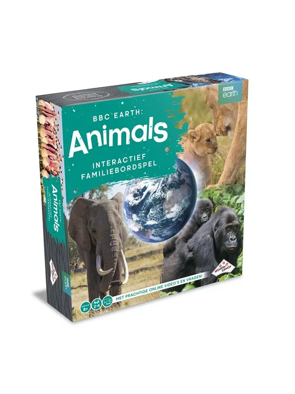 Identity Games BBC Earth Animals Interactive Family Board Game