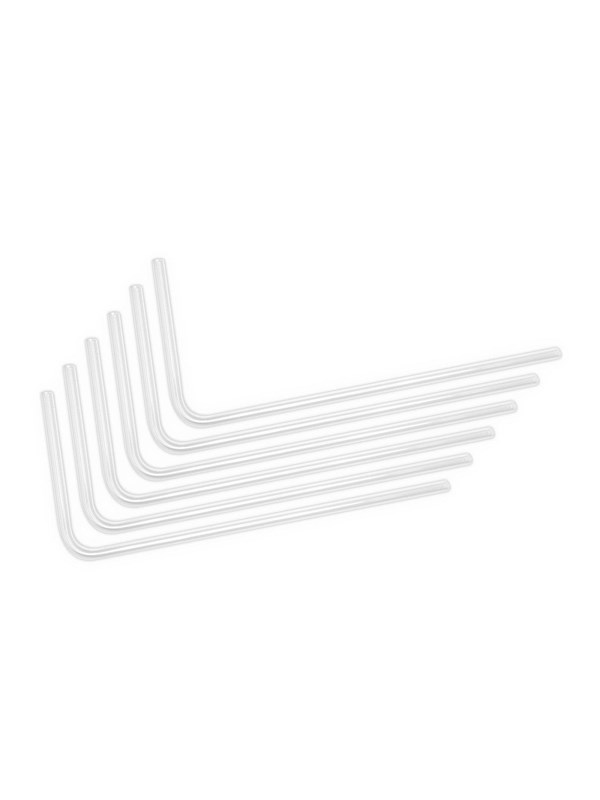 EK Water Blocks EK-Loop Hard Tube 16mm 0.8m Pre-Bent 90° - Acrylic (6pcs)