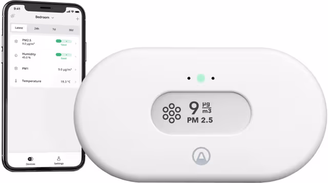 Airthings View Pollution innendørs luftkvalitetsmåler 2980