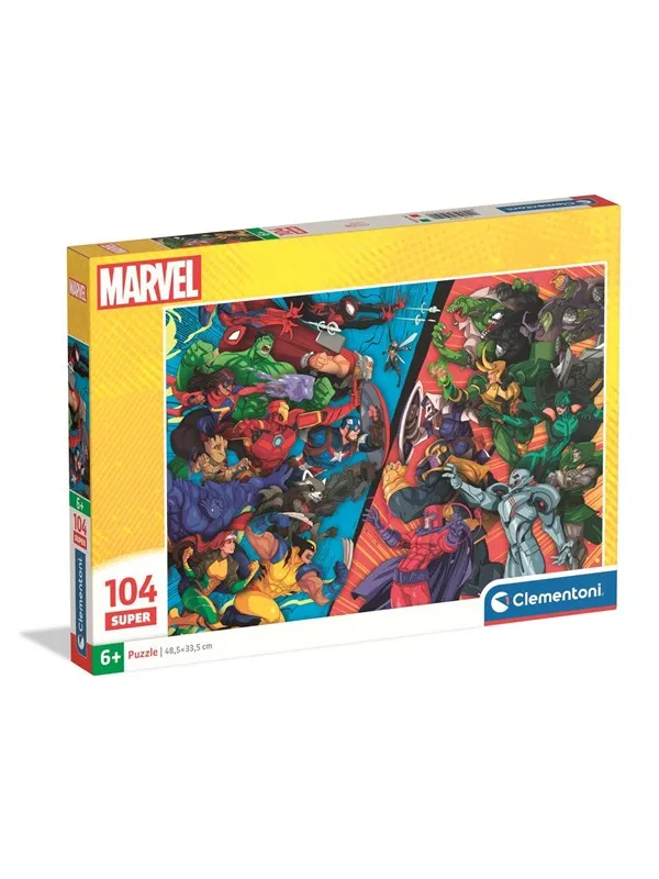 Clementoni Puzzle Super Marvel Heroes Vs Villains 104 pieces Gulv