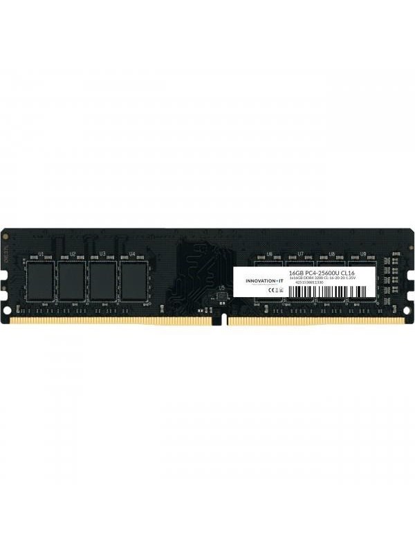 Innovation IT DDR4-3200 - 16GB - CL16 - Single Channel (1 pcs) - Svart