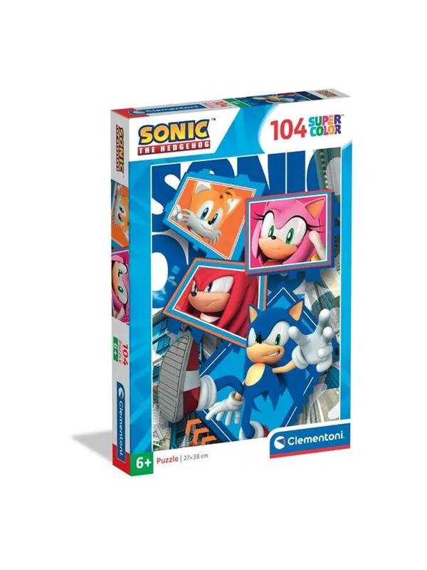 Clementoni Sonic Super Colour Puzzle (104)
