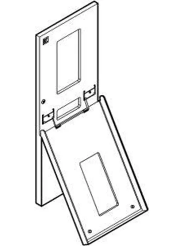 LK door complete f-metering cabinet grey