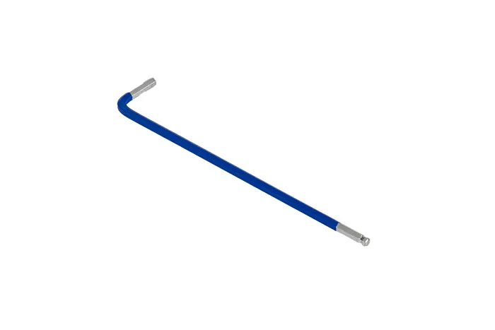 BATO Unbrakonøkkel farget blå lang med kule 1/8" x 126mm.