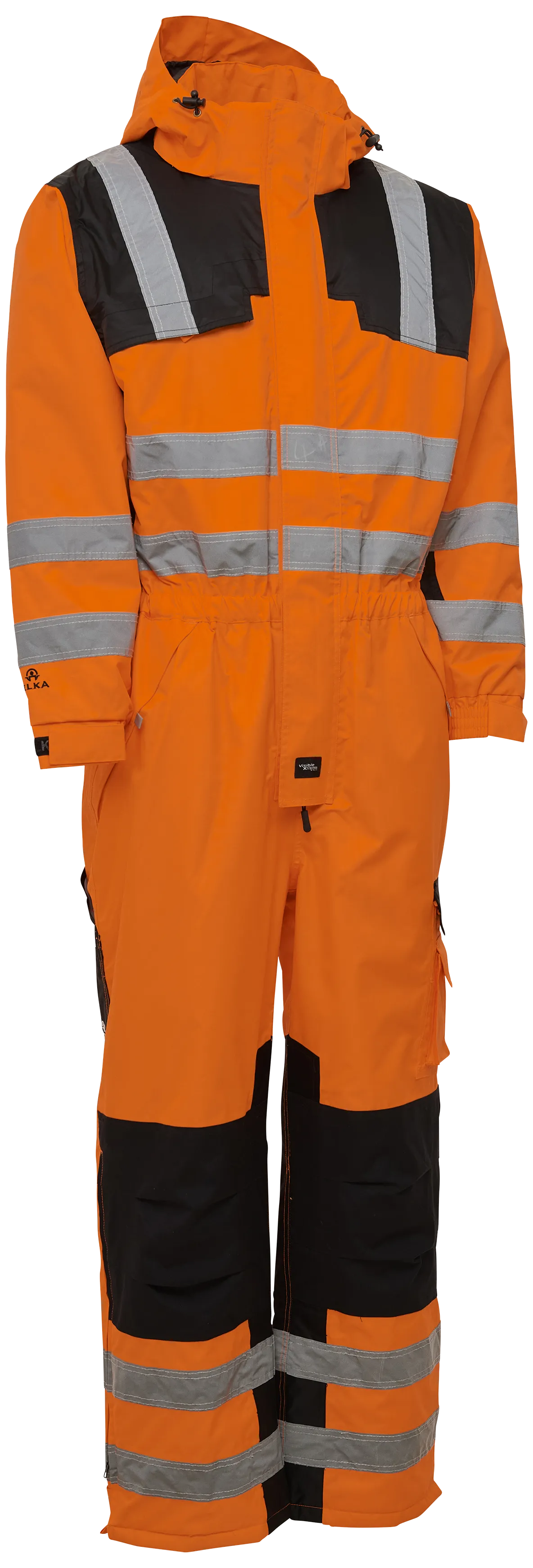 Synlighetstermodress 088000R oransje/svart str. M