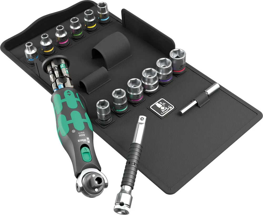 Topp-/bitssett Zyklop 8009 Pocket Set 3, 27 deler