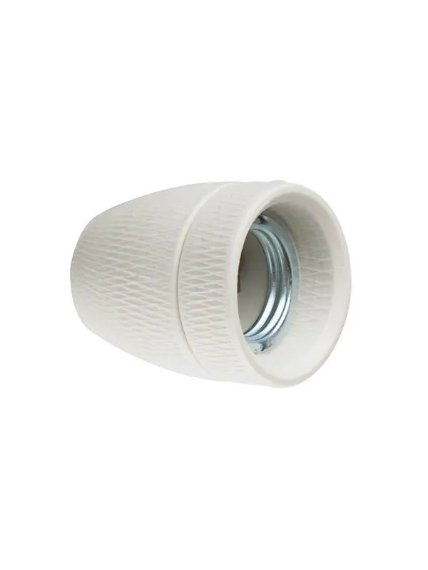 Gripo Socket Porcelain E27, White