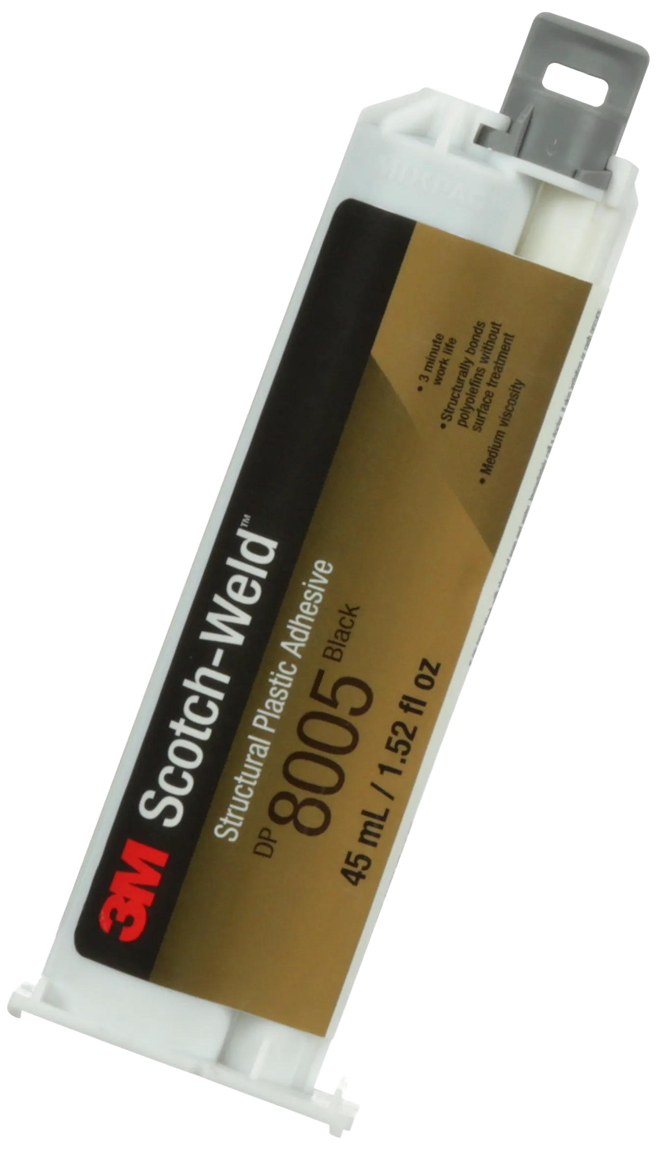 ScotchWeld akryl-konstruktionslim DP8005 sort 45ml