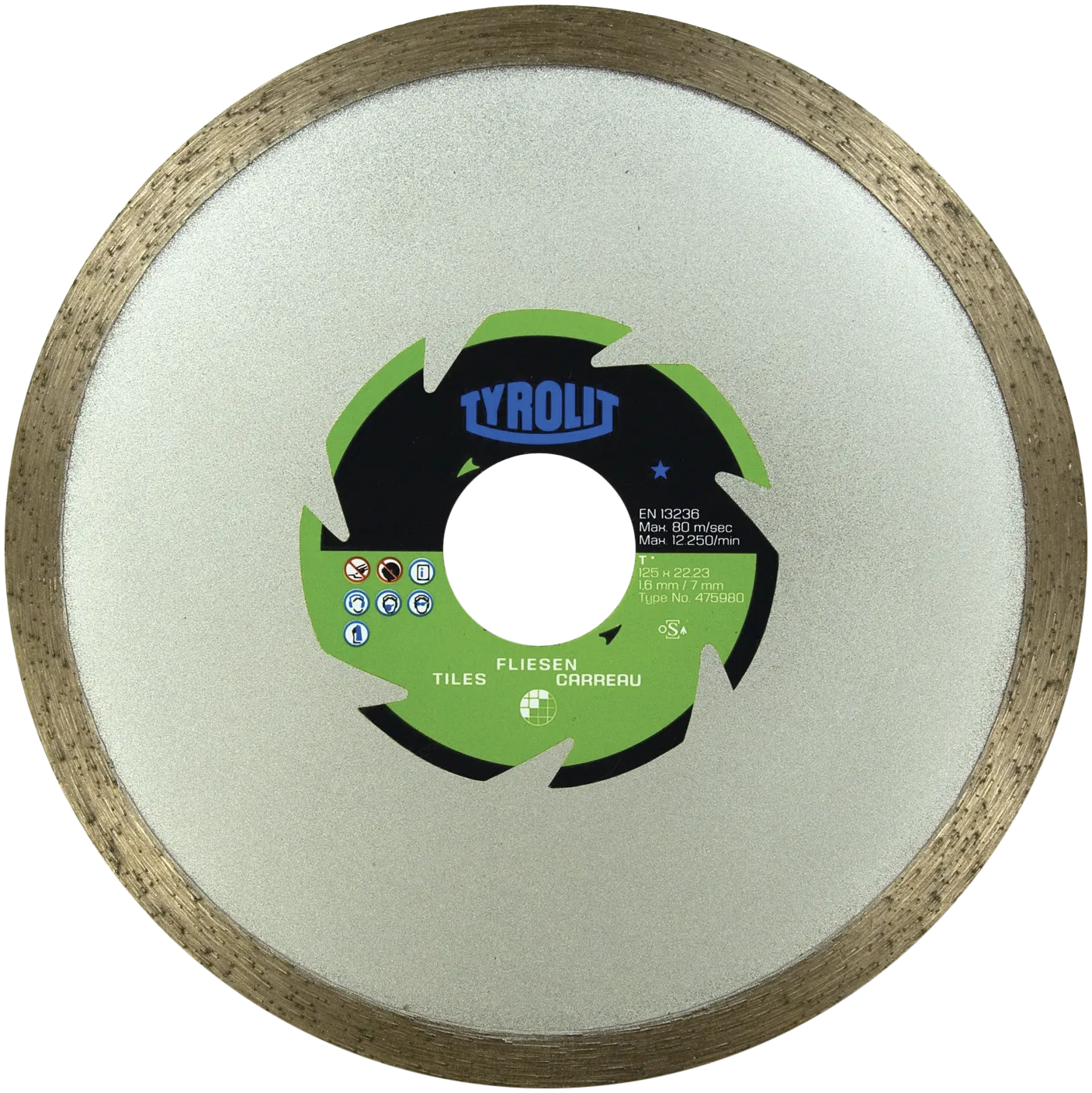 Diamantskive Basic DCT 1A1R ø125×1,6×22,23