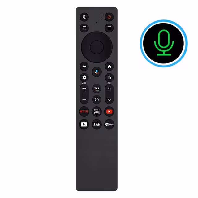 Fjernkontroll utskiftning for RC813A FMB1 for TCL TV stemmeaktivert