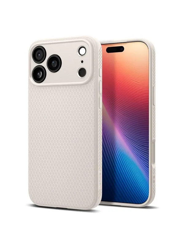 Spigen Liquid Air - natural titanium - iPhone 17 Pro