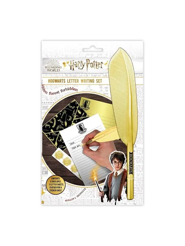 Blue Sky Studios - Harry Potter Letter Writing Set Feather Pen