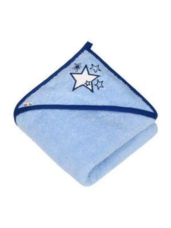 Akuku Baby hooded towel 100x100 cm / blue