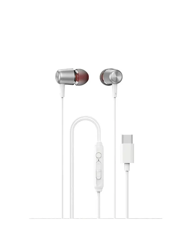 Dudao  X1PROT In-Ear Wired USB-C Headphones 1.2m - White