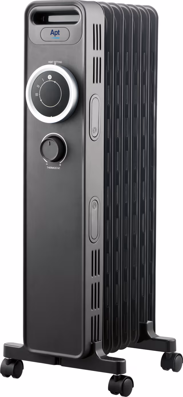 Apt Therma 1500W oljeradiator (grå)