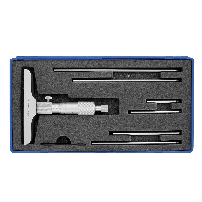 Mikrometer dybdemåler 0-150 mm med sfærisk målehode